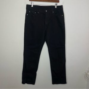 Levi's 541 Athletic Taper Jeans Black Stretch Mens 33x30